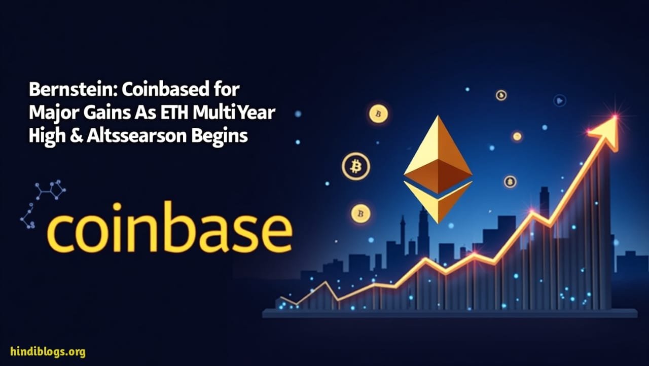 Bernstein: Coinbase Poised for Major Gains as ETH Hits Multi-Year High & Altseason Begins