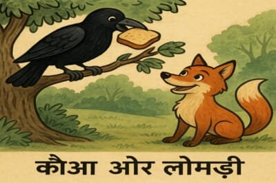 Crow and fox story - inhindihelp
