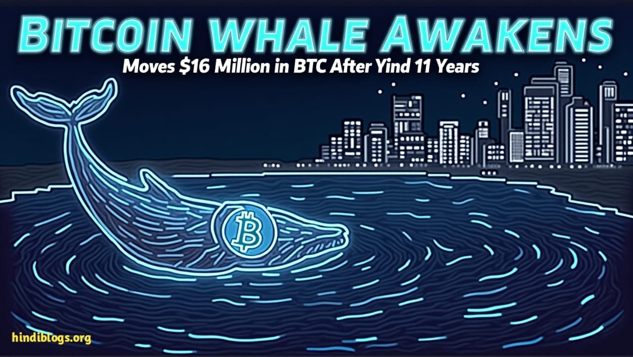 Bitcoin Whale Awakens: Moves $116 Million in BTC After 11 Years
