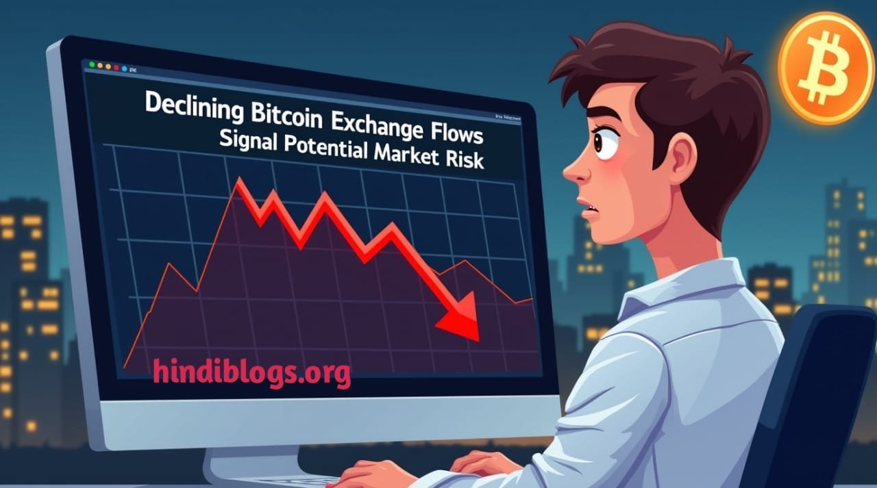 Declining Bitcoin Exchange Flows Signal Potential Market Risk Analyst Says
