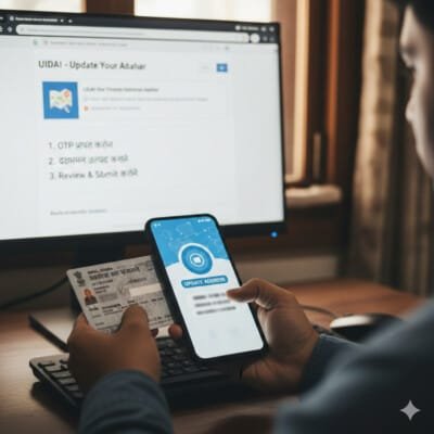 How to change address in Aadhar
