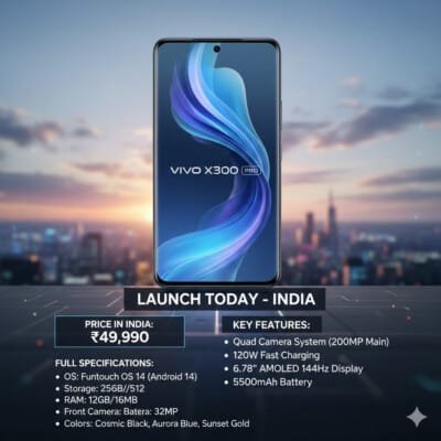 Vivo X300 Pro launched in India – everything from strong camera, premium hardware to price
